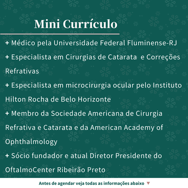 Dr. Paulo Paccola - Oftalmologista especialista em catarata e correção refrativa